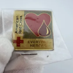 ARC American Red Cross Everyday Heroes Heart Pin
