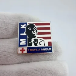 ARC American Red Cross Holiday Heroes MLK I Have A Dream Silhouette Pin