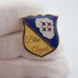 Blue Angels Crest Shield Lapel Pin