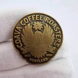 Coava Coffee Roasters Pin - Portland, Oregon EST 2018