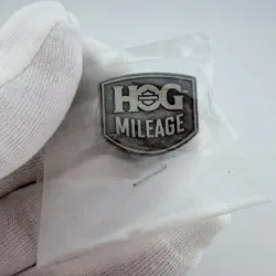 HOG Harley Davidson Owners Group Mileage Vest Pin