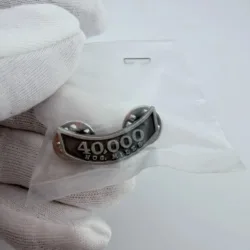 HOG Harley Davidson Owners Group 40,000 Miles Vest Pin