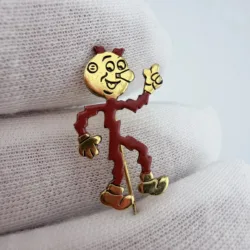 Vintage Reddy Kilowatt Electric Company Mascot Stick Pin
