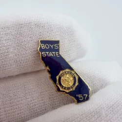 1957 American Legion California Boy's State Pin Brooch