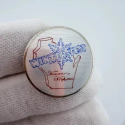 Wisconsin's Northwoods Winterfest Lapel Pin