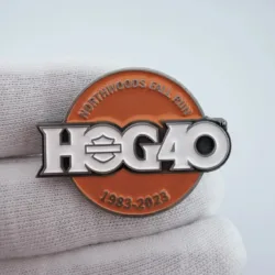 HOG Harley Davidson Owners Group 2023 Northwoods Fall Run 40th Anniversary Pin