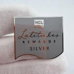 NCL Norwegian Cruise Line Silver Status Latitudes Reward Pin