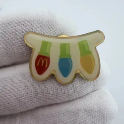 McDonald's Christmas Holiday Lights Lapel Pin