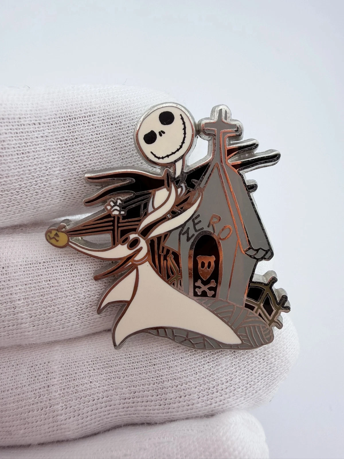 Jack Skellington and Zero Doghouse Pin - Disney Movie Club