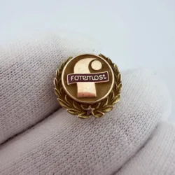 Foremost Dairy Employee Service Award Pin - 1/10 10K GF cTo