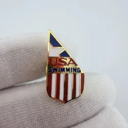 USA Swimming Team Lapel Hat Pin