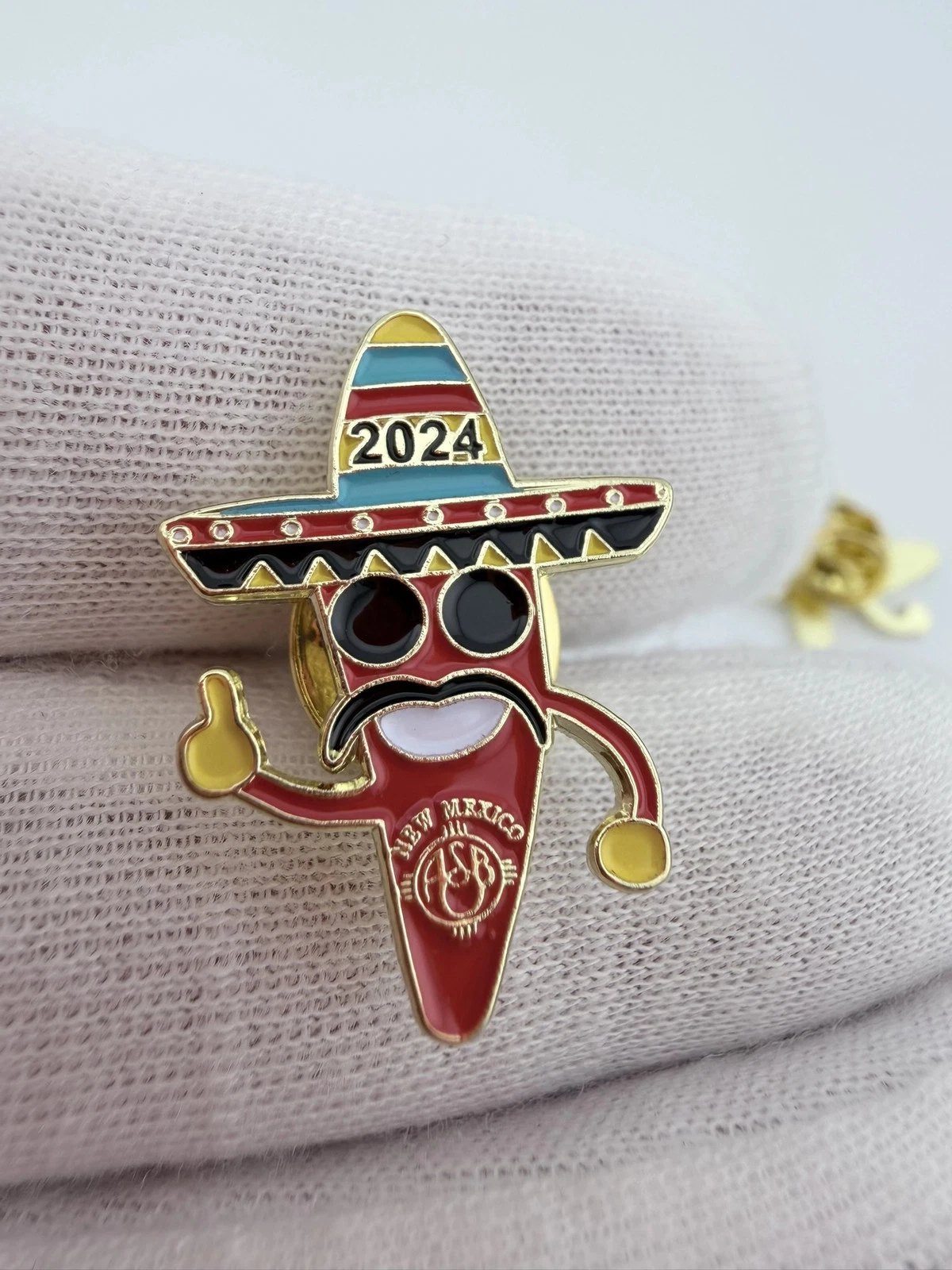 2024 ASBO Association of School Business Officials Chili Pepper Pins - Image 3