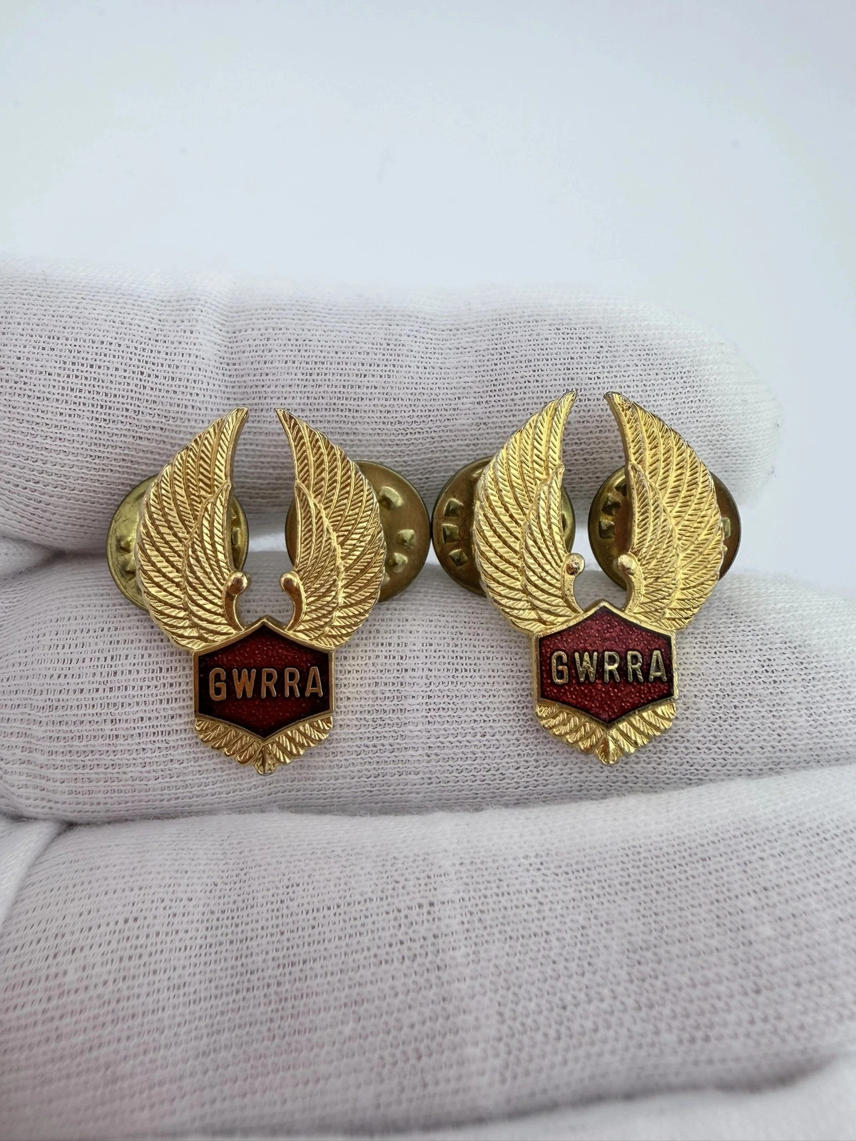 GWRRA Gold Wing Road Riders Association Pins - Red Enamel Version