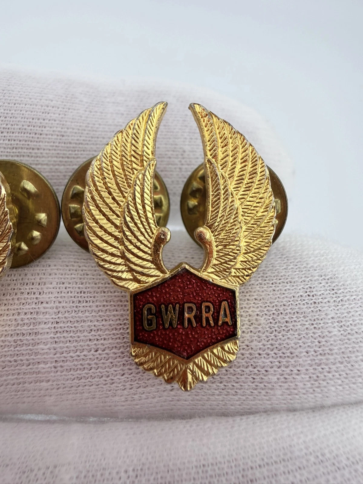 GWRRA Gold Wing Road Riders Association Pins - Red Enamel Version - Image 3