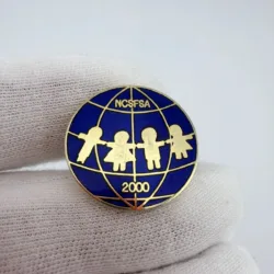 Unknown NCSFSA Globe with Children Pin - 2000