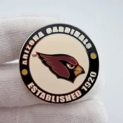 Arizona Cardinals Logo Pin - Established 1920 by Aminco