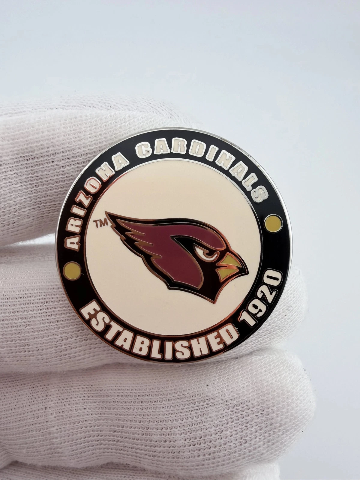 Arizona Cardinals Logo Pin - Established 1920 by Aminco