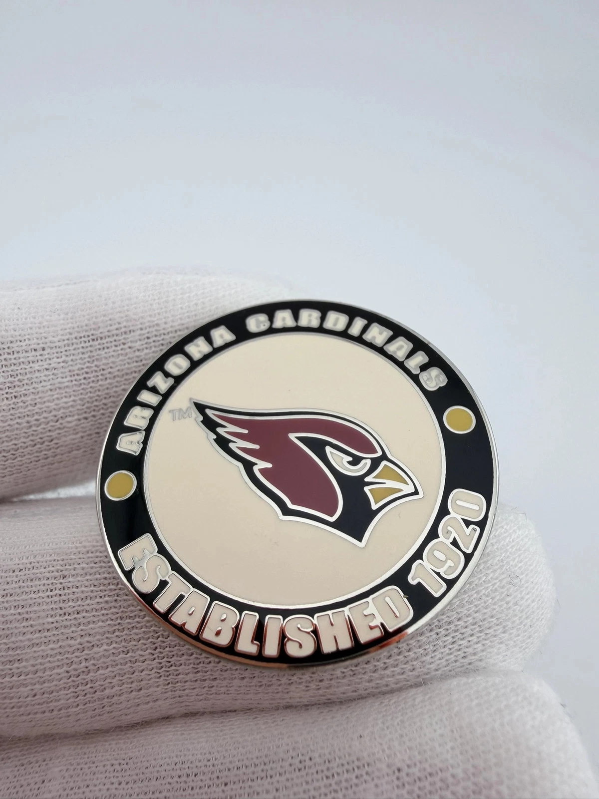 Arizona Cardinals Logo Pin - Established 1920 by Aminco - Image 2