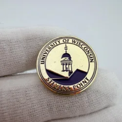 The University of Wisconsin Stevens Point Lapel Pin