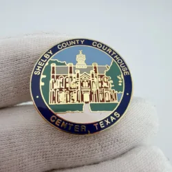 Shelby County Courthouse Center, Texas Pin