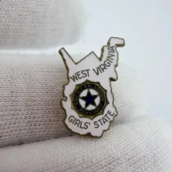 American Legion West Virginia Girls' State Pin Brooch