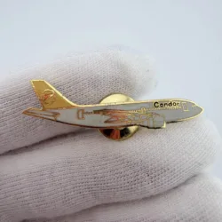 Condor Airlines Airplane Shaped Tie Tack Pin