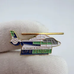 St. Vincent & Medical College Life Flight EMS Helicopter Pin - Toledo, Ohio