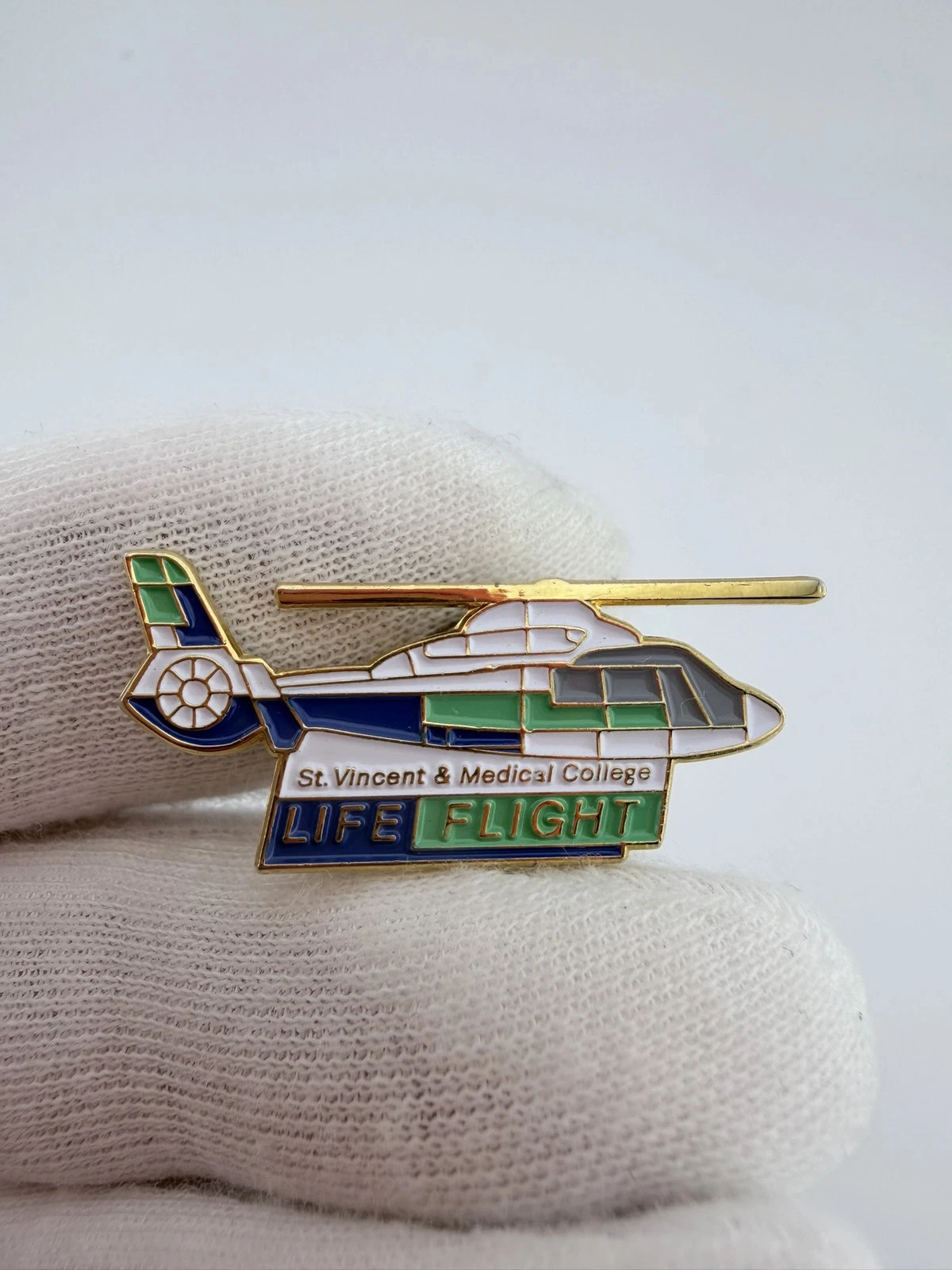 St. Vincent & Medical College Life Flight EMS Helicopter Pin - Toledo, Ohio