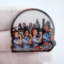 UA United Association Union Local 502 Women Build Louisville Pin - Kentucky