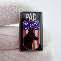 PAD Patriot Assistance Dogs Logo Pin