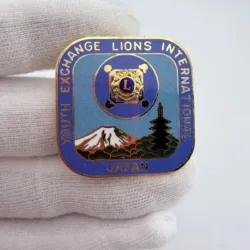 Japan Lions Club International Youth Exchange Pin Brooch