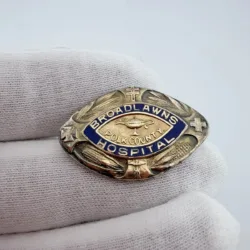 1946 Broadlawns Hospital Employee Pin Brooch - Polk County, Des Moines, Iowa