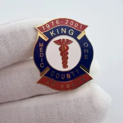 King County Medic One 25 Year Anniversary Pin - Washington State