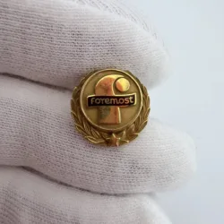 Foremost Dairy Employee Service Award Pin - 1/10 10K GF by Balfour