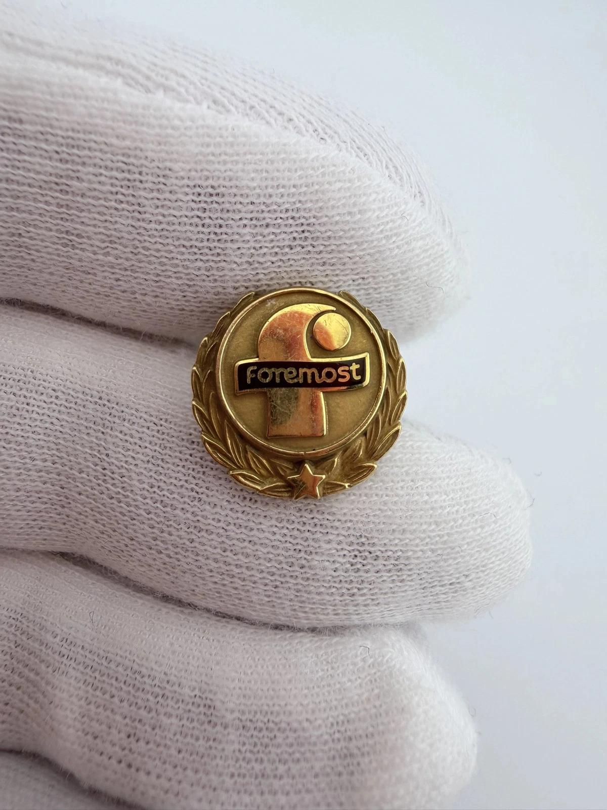 Foremost Dairy Employee Service Award Pin - 1/10 10K GF by Balfour