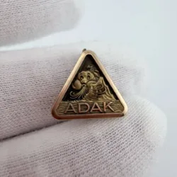 Naval Air Station Adak Pin Brooch - 1/10 10K GF by cTo - Rare - 1/2"