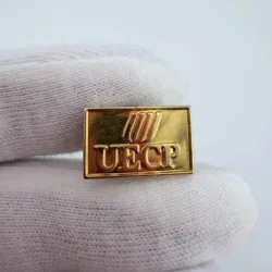 United Airlines UECP Lapel Pin - Tulip Logo