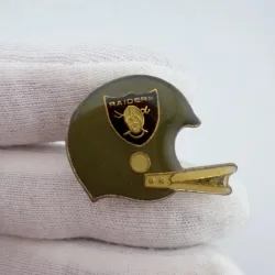 Vintage Oakland Los Angeles Raiders Football Helmet Pin