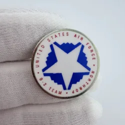 USAF United States Air Force Northrup B-2 Team Lapel Pin