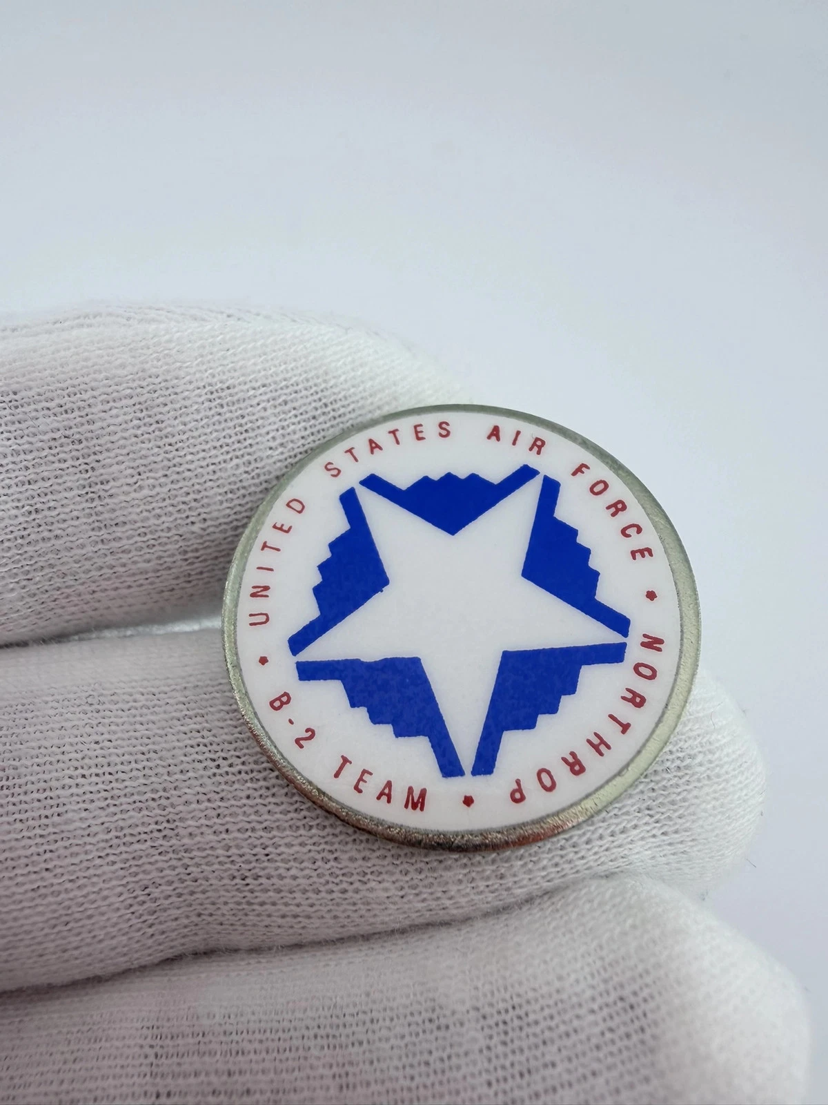 USAF United States Air Force Northrup B-2 Team Lapel Pin - Image 2
