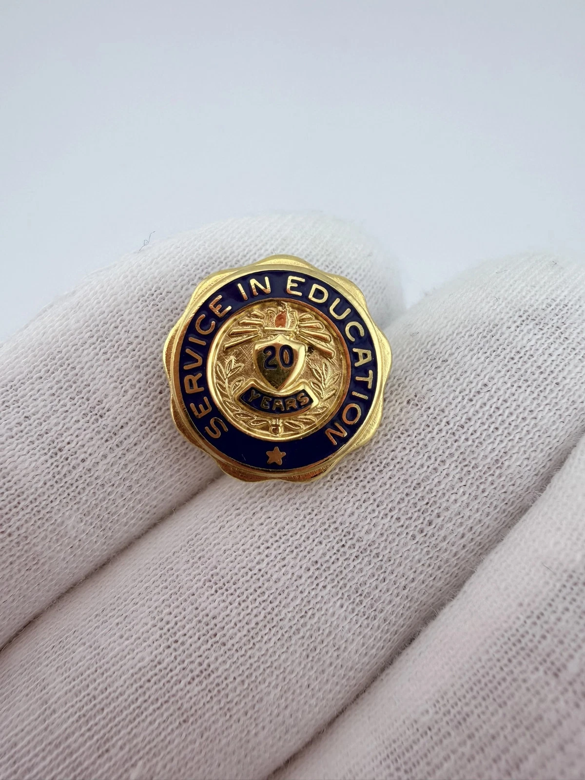 Service In Education 20 Years Lapel Pin