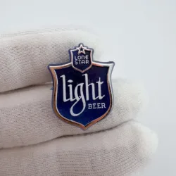 Vintage Lone Star Light Beer Lapel Pin - Plastic