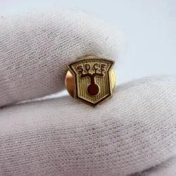 Unknown SDCE Tie Tack Pin - Blood Cardiovascular Theme