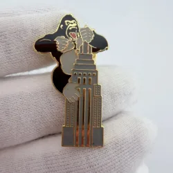King Kong Climbing The Empire State Building Lapel Pin