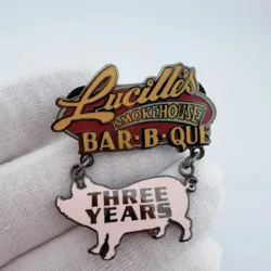 Lucille's Smokehouse Bar-B-Que 3 Year Employee Service Pin