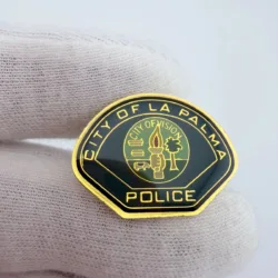 City of La Palma Police Department Patch Shaped Lapel Pin - California