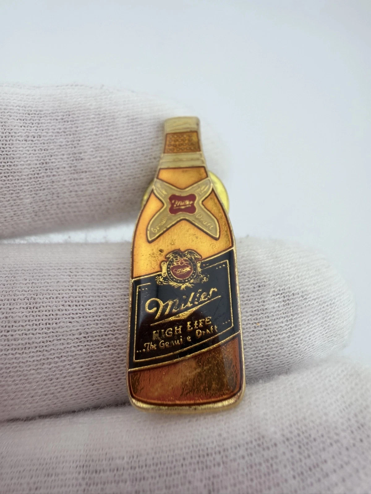 Miller High Life The Genuine Draft Bottle Lapel Pin by JG&A - Image 2