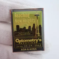 2008 Optometry's Meeting Seattle Convention Lapel Pin