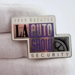 1999 Great LA Los Angeles Auto Show Security Pin Badge