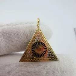 LAPL Richard J. Riordan Central Library Pyramid Tower Lapel Pin